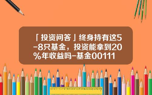 「投资问答」终身持有这5-8只基金，投资能拿到20%年收益吗-基金001118