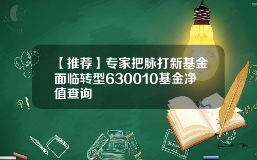 【推荐】专家把脉打新基金面临转型630010基金净值查询