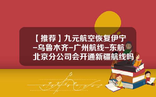 【推荐】九元航空恢复伊宁-乌鲁木齐-广州航线-东航北京分公司会开通新疆航线吗