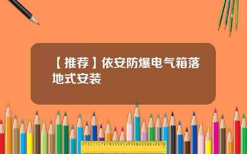 【推荐】依安防爆电气箱落地式安装
