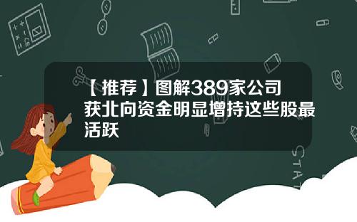 【推荐】图解389家公司获北向资金明显增持这些股最活跃