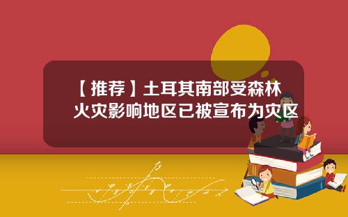 【推荐】土耳其南部受森林火灾影响地区已被宣布为灾区