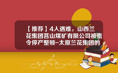 【推荐】4人遇难，山西兰花集团莒山煤矿有限公司被责令停产整顿-太原兰花集团的公司
