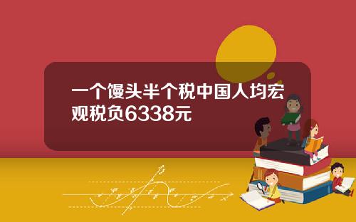 一个馒头半个税中国人均宏观税负6338元