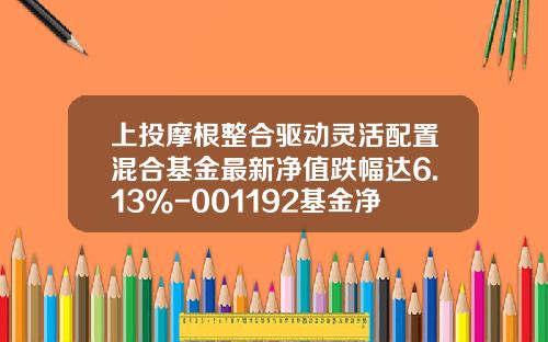 上投摩根整合驱动灵活配置混合基金最新净值跌幅达6.13%-001192基金净值