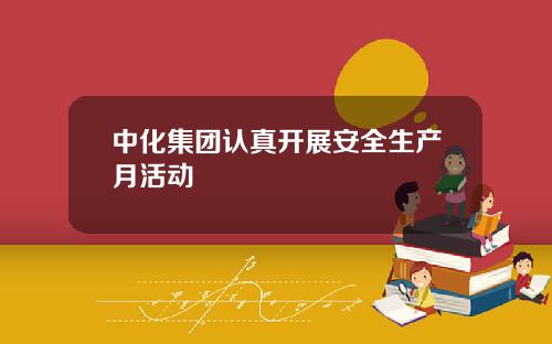 中化集团认真开展安全生产月活动