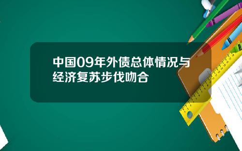 中国09年外债总体情况与经济复苏步伐吻合
