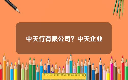中天行有限公司？中天企业