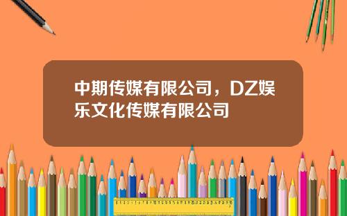 中期传媒有限公司，DZ娱乐文化传媒有限公司