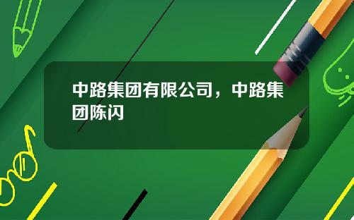 中路集团有限公司，中路集团陈闪
