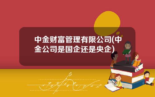 中金财富管理有限公司(中金公司是国企还是央企)