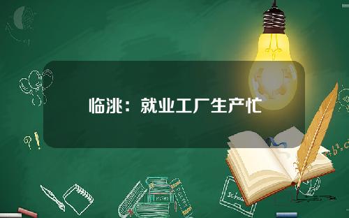 临洮：就业工厂生产忙