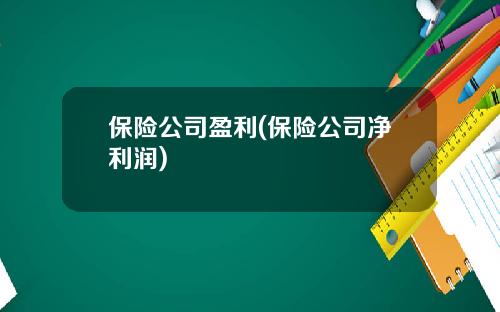 保险公司盈利(保险公司净利润)