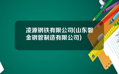 凌源钢铁有限公司(山东磐金钢管制造有限公司)