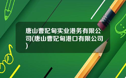唐山曹妃甸实业港务有限公司(唐山曹妃甸港口有限公司)