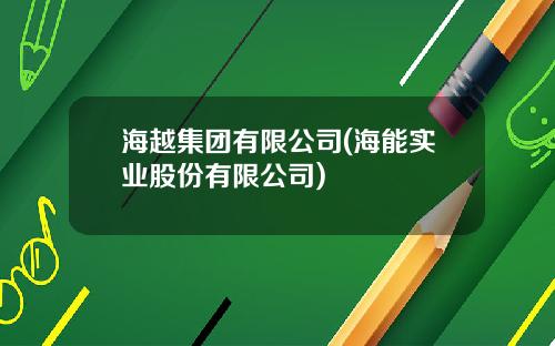 海越集团有限公司(海能实业股份有限公司)