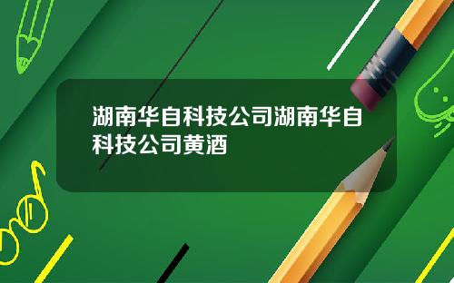 湖南华自科技公司湖南华自科技公司黄酒