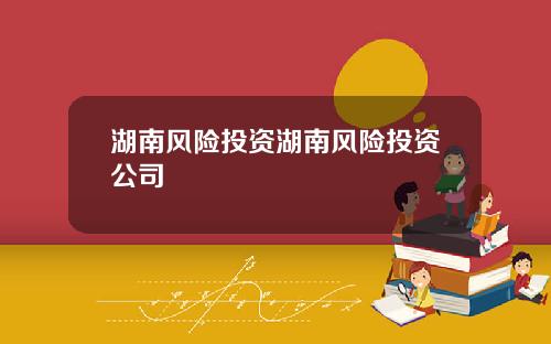 湖南风险投资湖南风险投资公司