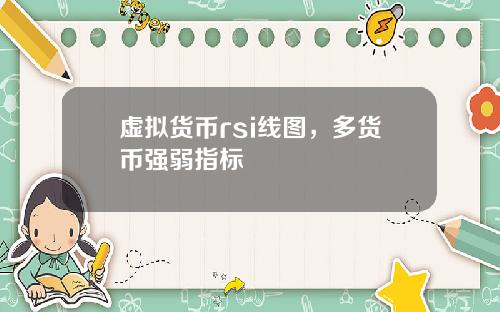 虚拟货币rsi线图，多货币强弱指标