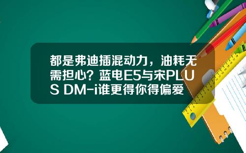 都是弗迪插混动力，油耗无需担心？蓝电E5与宋PLUS DM-i谁更得你得偏爱