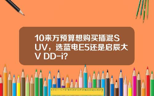 10来万预算想购买插混SUV，选蓝电E5还是启辰大V DD-i？