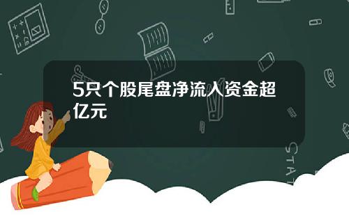 5只个股尾盘净流入资金超亿元