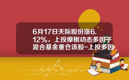 6月17日天际股份涨6.12%，上投摩根动态多因子混合基金重仓该股-上投多因子基金净值