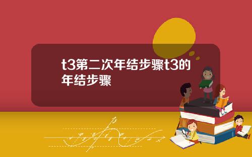 t3第二次年结步骤t3的年结步骤