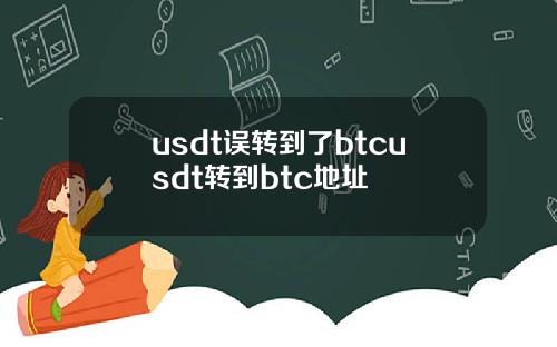 usdt误转到了btcusdt转到btc地址