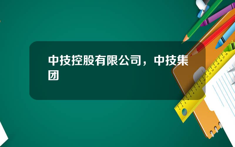 中技控股有限公司，中技集团