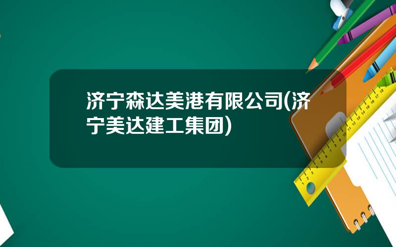 济宁森达美港有限公司(济宁美达建工集团)