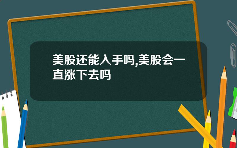 美股还能入手吗,美股会一直涨下去吗